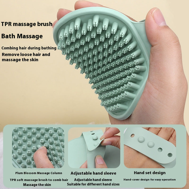 Pet Combo Suit Beauty Scissors Hair Removal Needle Comb Bath Brush