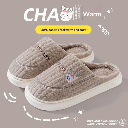 Cotton Slippers For Women For Spring Autumn And Winter For Home Use