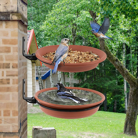 Trunk-fixable Hummingbird Feeding Tray