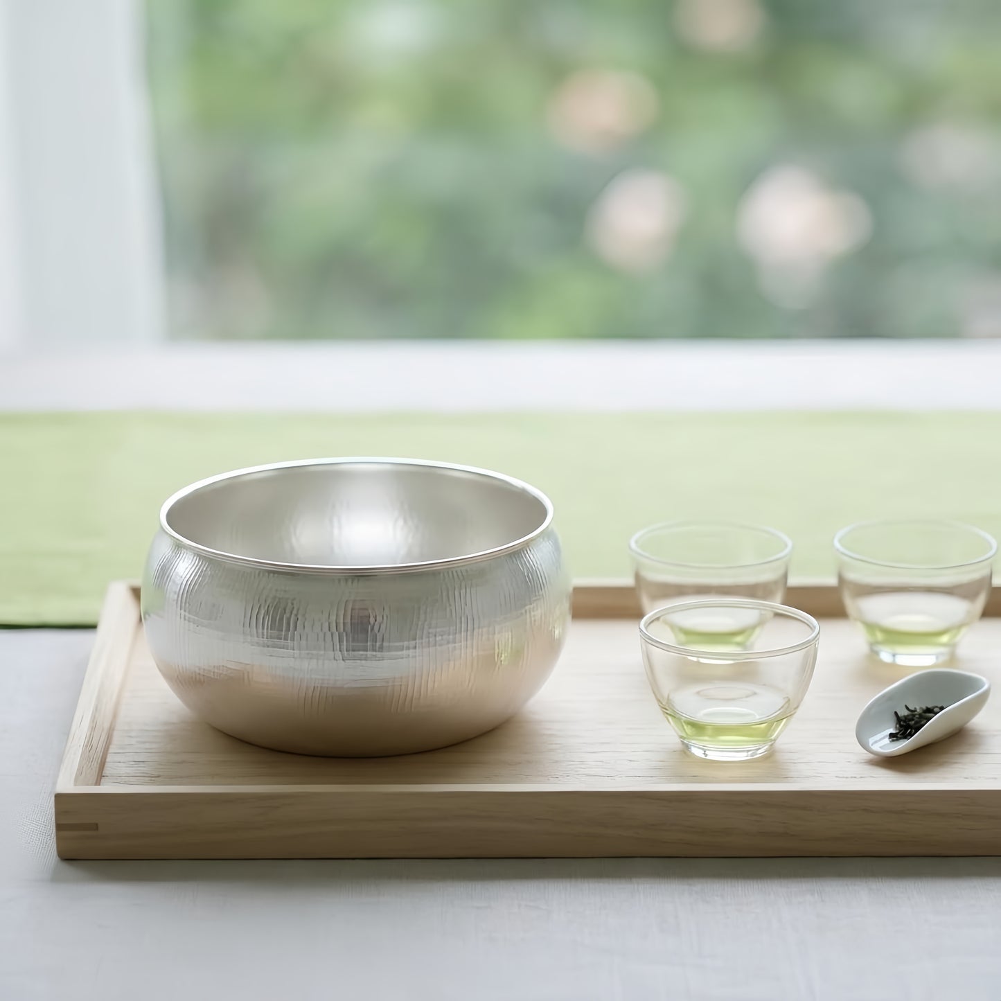 925 Sterling Silver Handcrafted  Bowl with Hammered Texture: Elegant Serving or Decor Piece-Premium Tea Wash - Handicraft