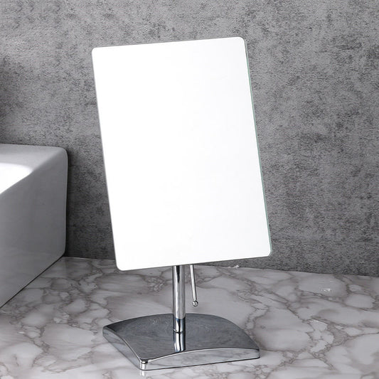 Square Desktop Single-sided Cosmetic Metal Makeup Dressing Hairdressing Mirror