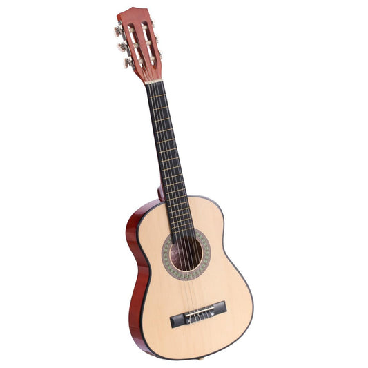 Classical Guitar, 30 Inch, Wood Classical Guitar Starter Kit For Beginners, With Nylon Strings, Gig Bag, Strap, Tuner, Extra Strings, Picks, Capo, Basswood, For Kids Girls Boys Students, Natural