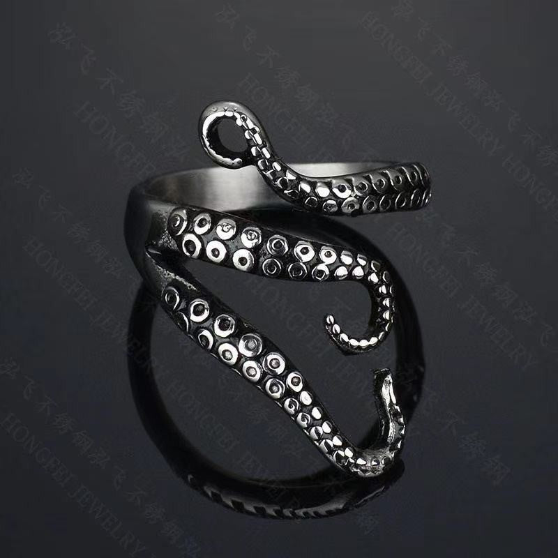 Best-selling Octopus Open-ring European And American Punk Style
