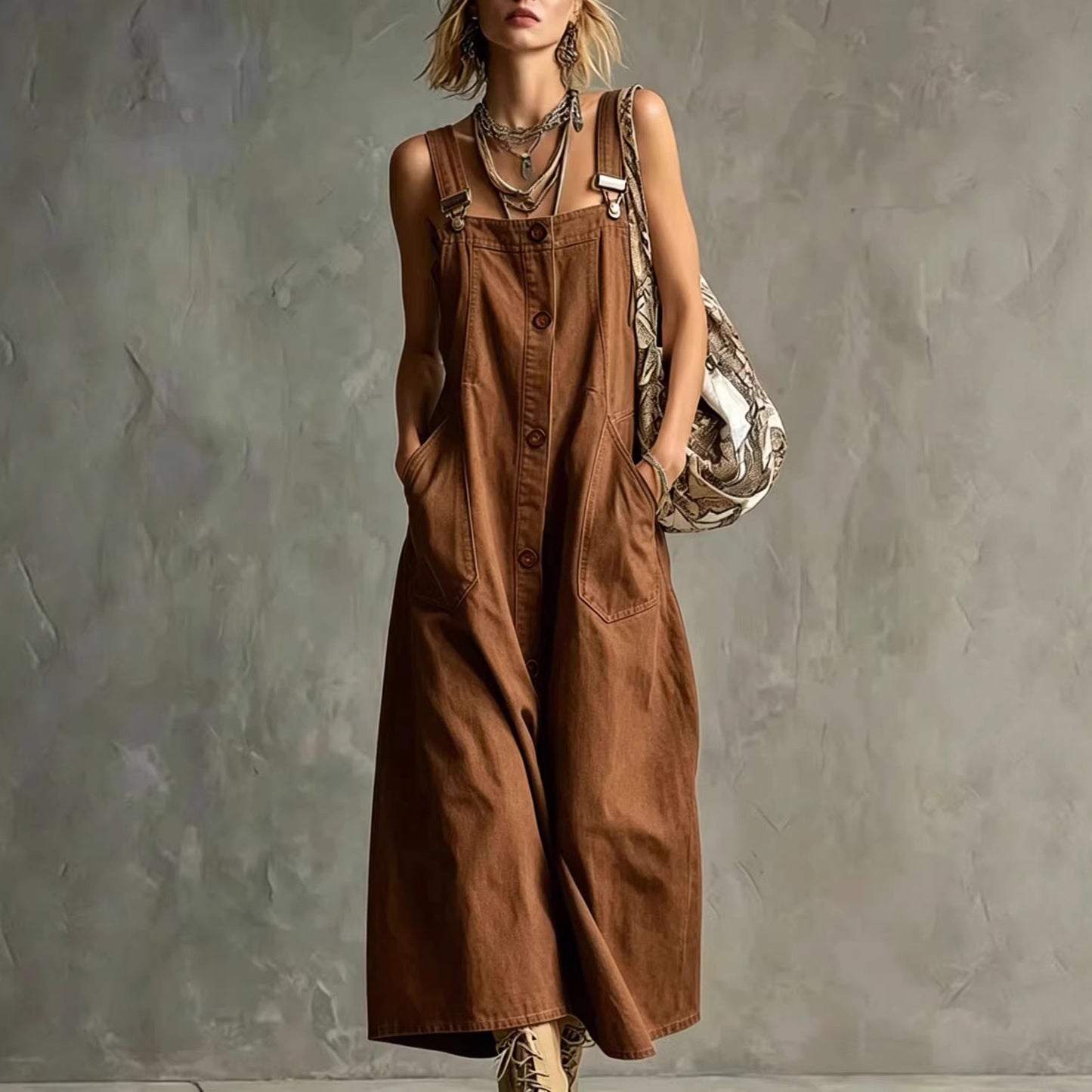 Womens Fashion Mid-length Off-shoulder Dress