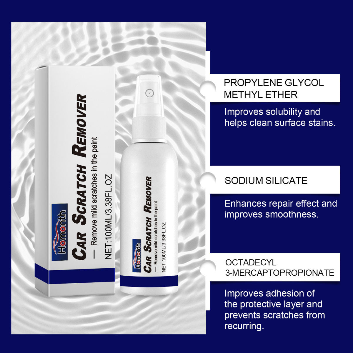 HOMONTH Car Scratch Spray, Car Paint Care, Scratch And Coating Refurbisher, Car Spray