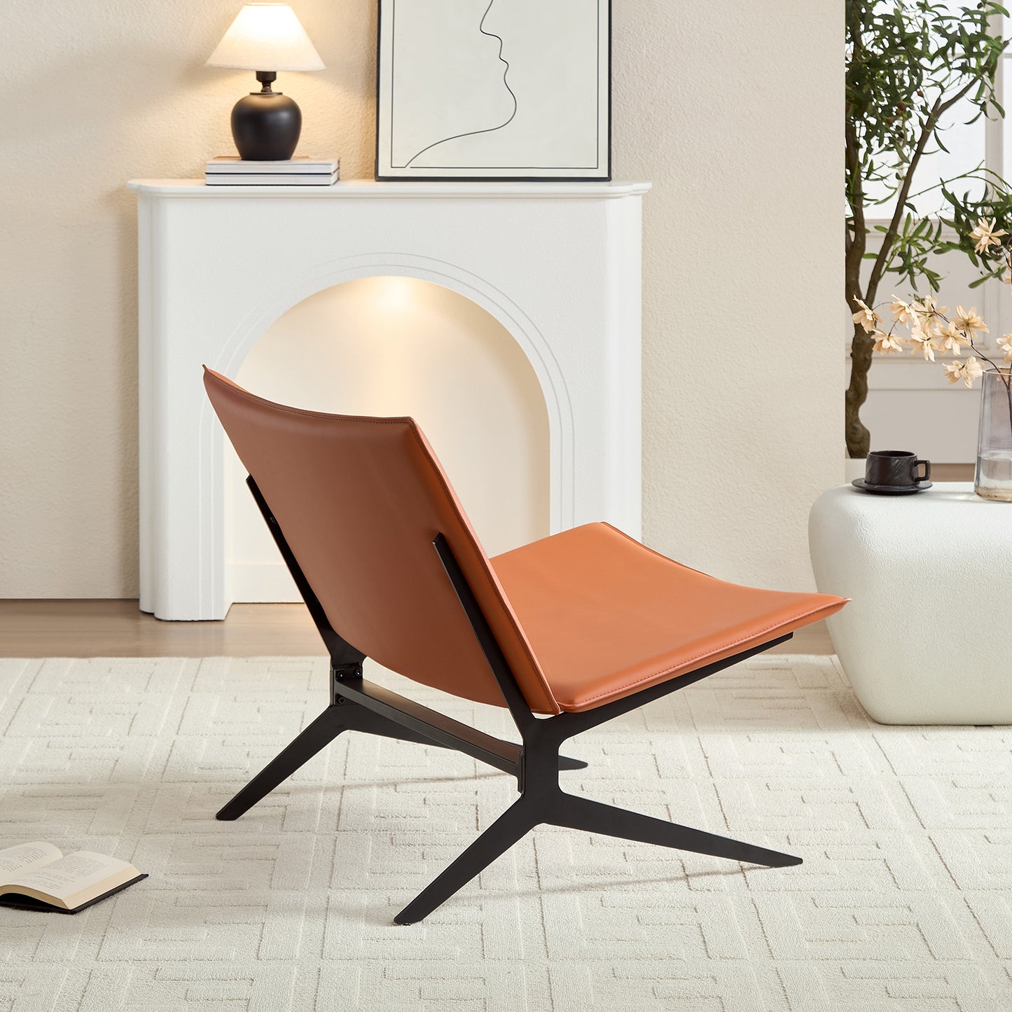 Modern Accent Chair For Living Room, Bedroom & Home Office Seating