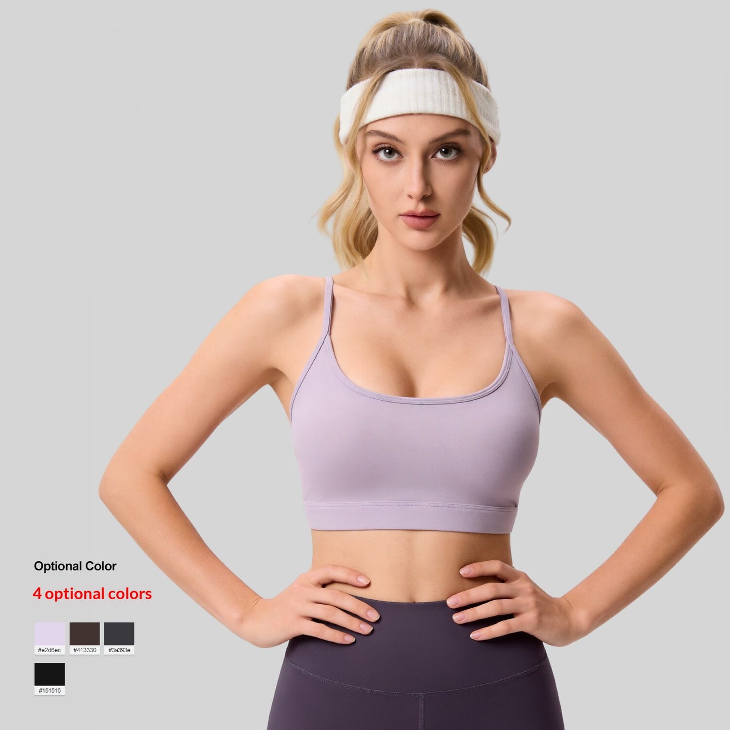 Summer Linear Sports Outfit, Anti-Chafing Activewear For Outdoor Running, Fitness & Yoga