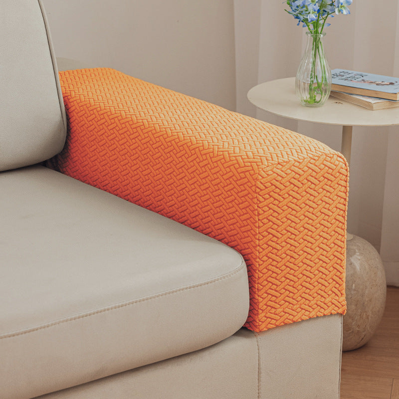 Thickened, Dirt-Resistant Home Fabric Simple Solid-Colored Armrest Covers