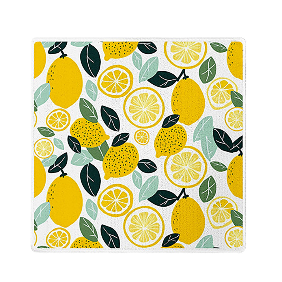 Printed Microfiber Kitchen Cleaning Cloth Small Square Towel