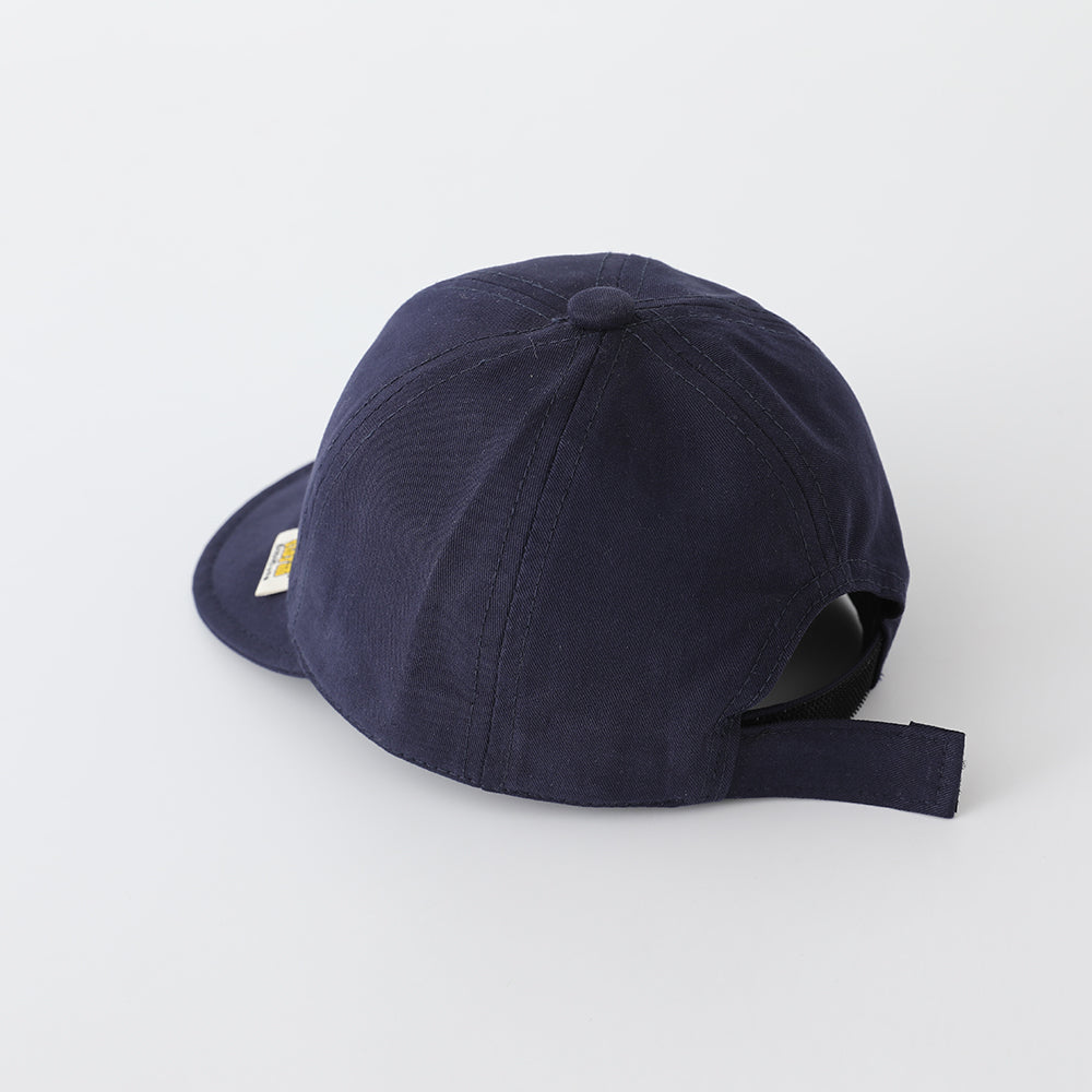 Children's Solid-color Artistic Font English Embroidery Adjustable Simple And Fashionable Soft-brim Baseball Cap For Outdoor Travel And Daily Use