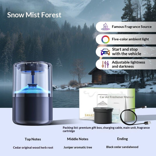 High-end Smart In-car Fragrance Diffuser With Automatic Spray For Automobiles