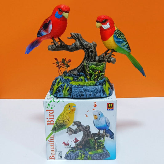 Voice-controlled Double Tiger Parrot Talking Recording Decoration Toys