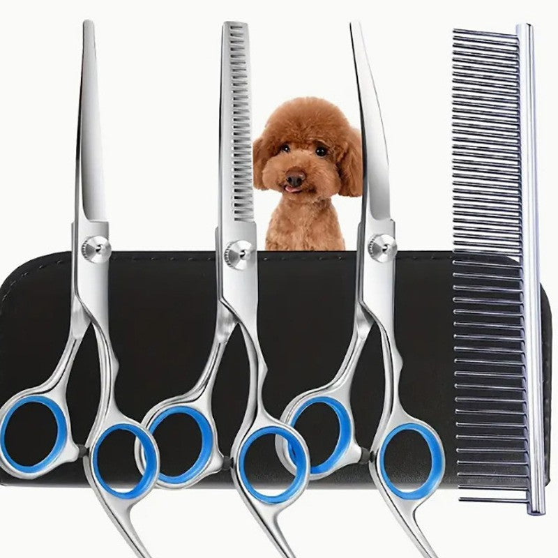 Pet Scissors Beauty 6-inch Fish Mouth Suit