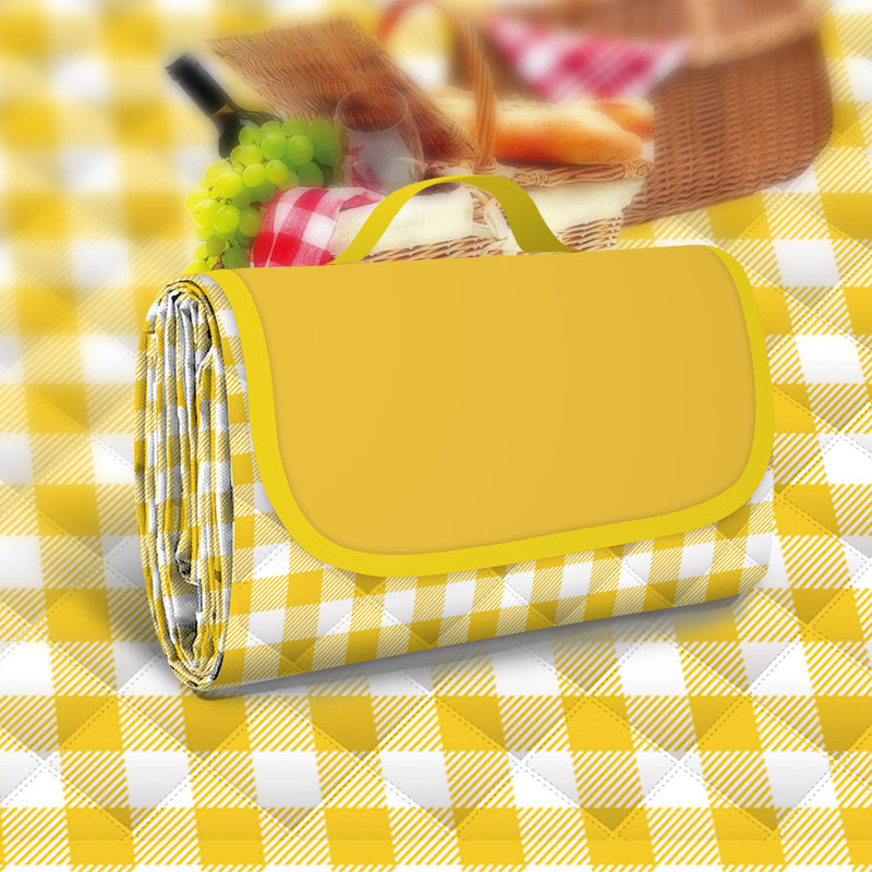 Ultrasonic Outdoor Camping Thickened Waterproof Moisture-Proof Picnic Mat Tent Mat Picnic Cloth Cushion Beach Mat Customization