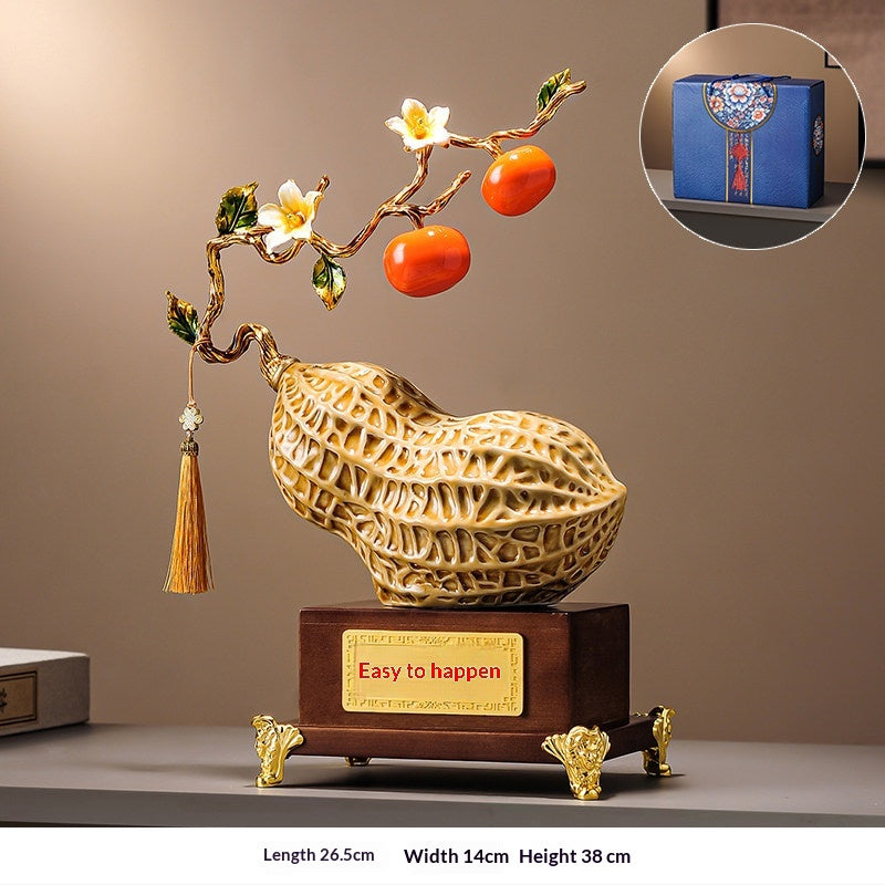 High-end New Year Enamelware Ornament As A Housewarming Gift For The New Peanut-themed Home