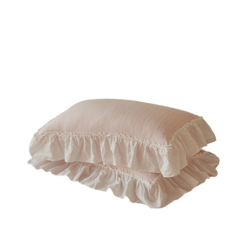 Summer Princess-Style Puff Tulle Summer Cooling Quilt Four-Piece Set
