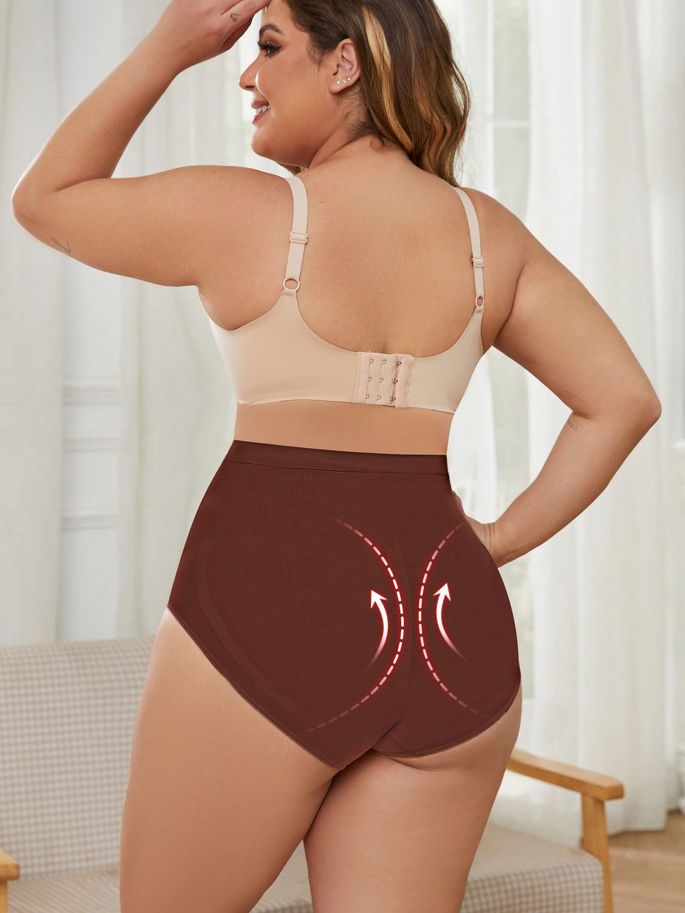 High-Waisted Shapewear Shorts For Women Tummy Control Butt Lifter Thigh Slimmer Seamless Body Shaper