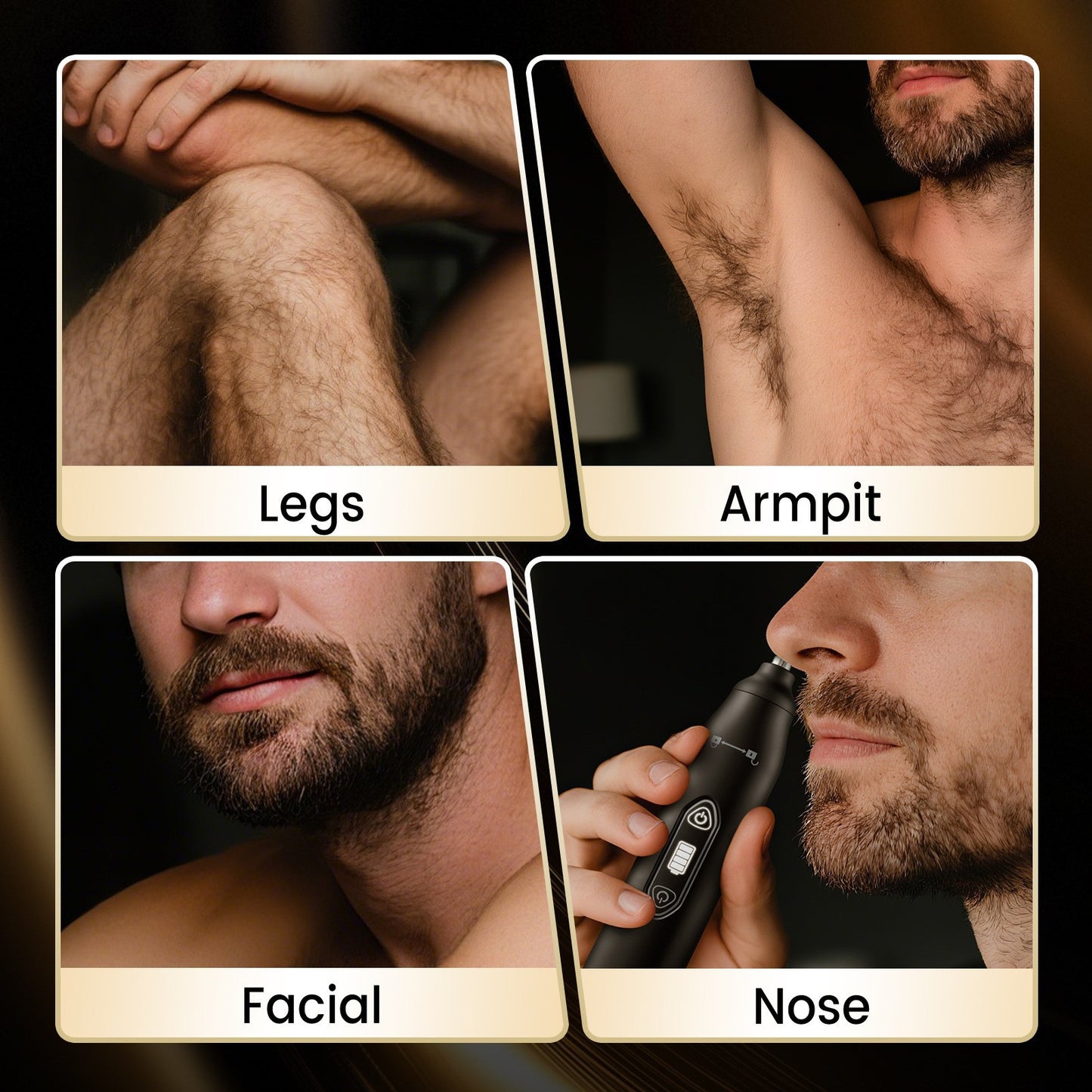 Hair Removal Device For Mens And Womens Intimate Areas