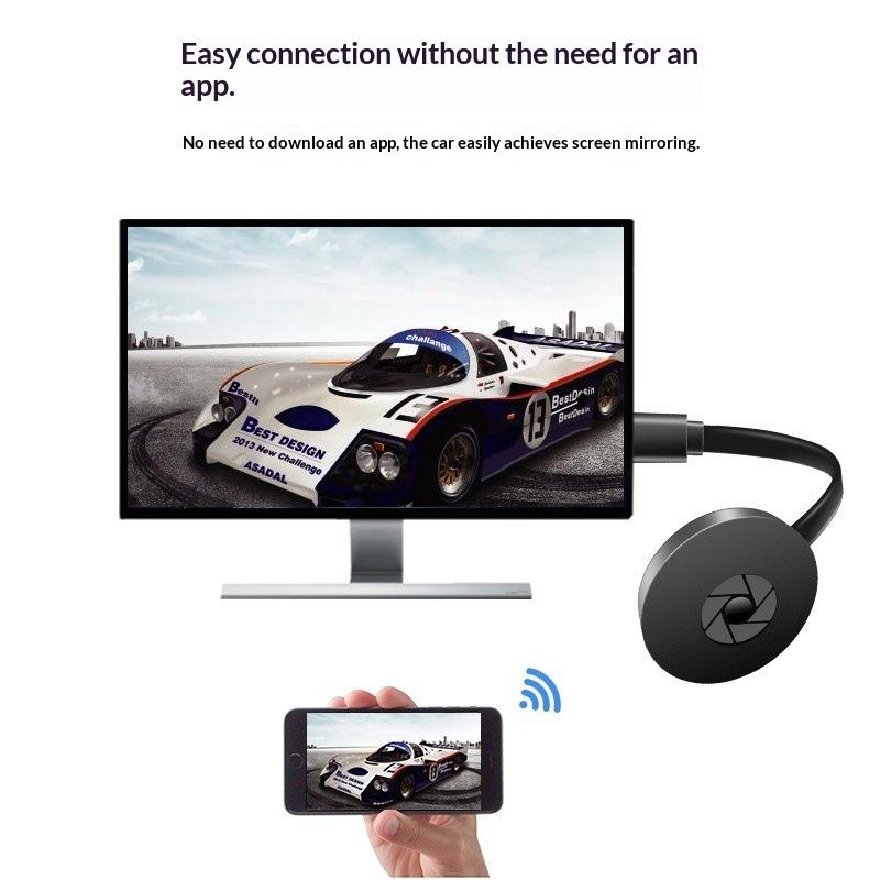 Mobile Wireless Screen Mirroring Device