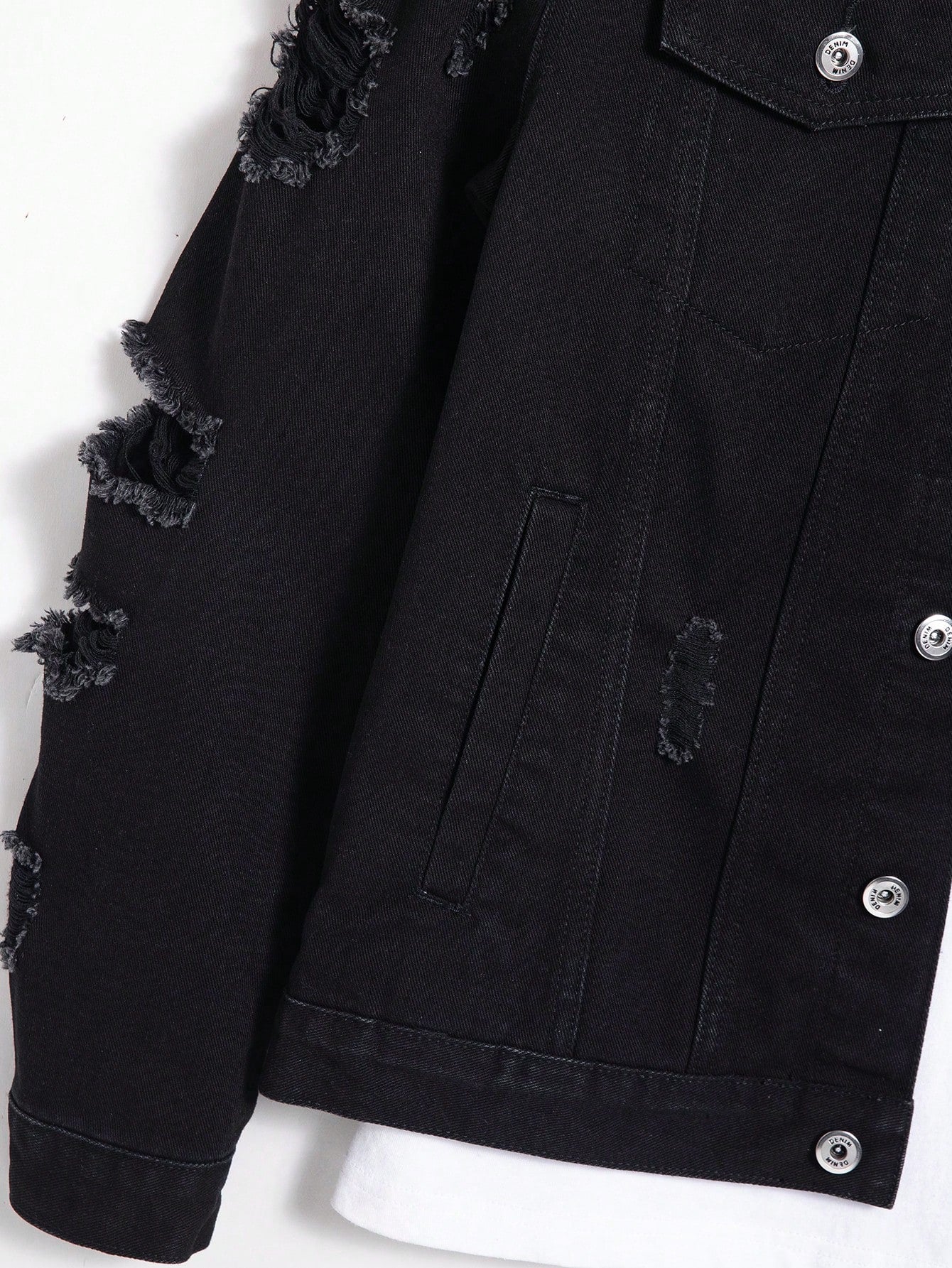 Korean Version Of Loose-fitting Denim Jacket