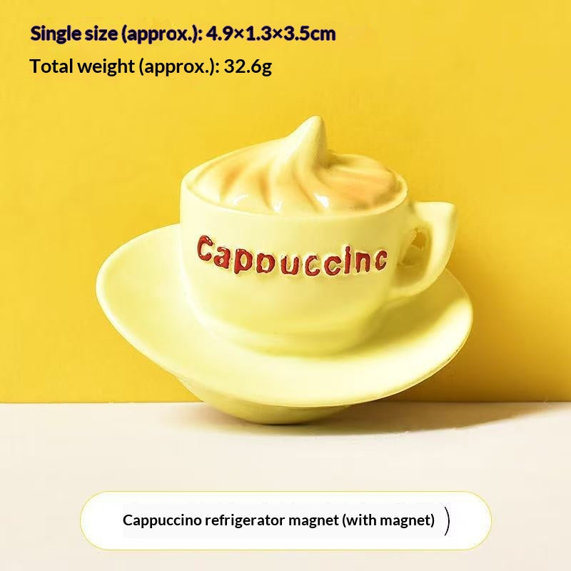 3D Food Toy Decorative Creative Magnetic Stickers