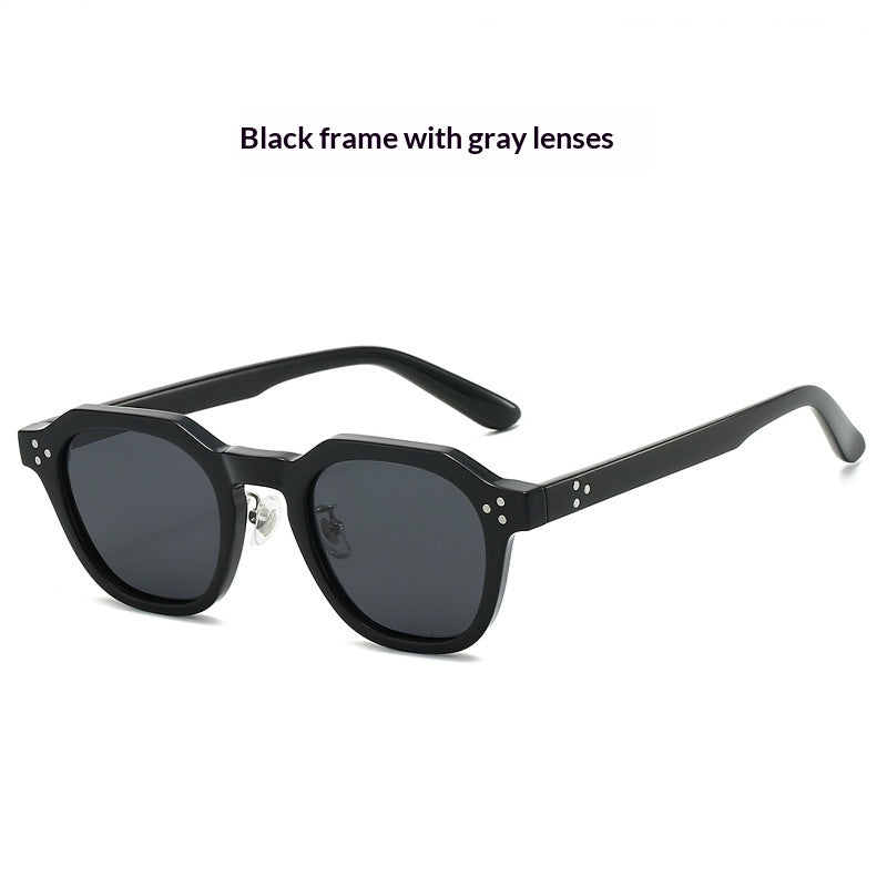Niche Polygonal Sunglasses With A Premium Sun-blocking Design