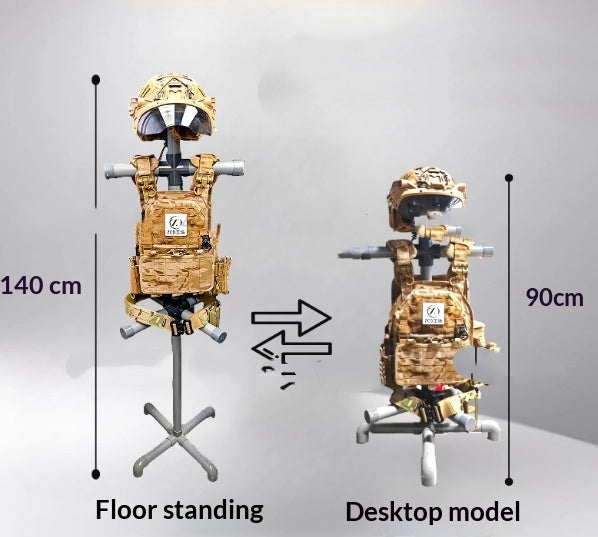 Tactical Equipment Display Stand Training Helmet