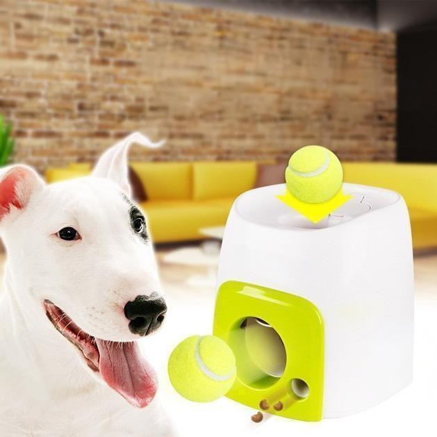 Pet Ball Launcher Toy Interactive Fetch Chucker Thrower For Dog Cat