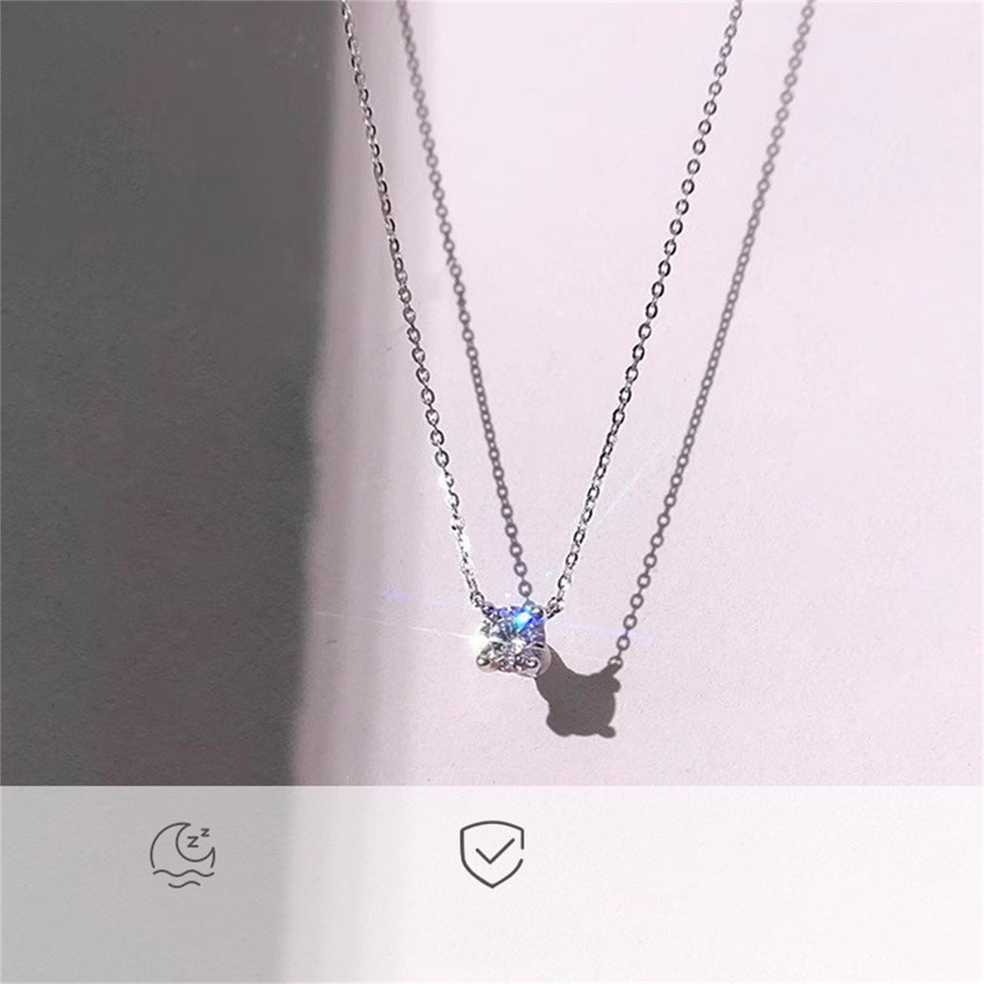Booger Diamond Zircon Necklace Accessories Women