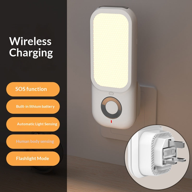 Wireless Charging Human Body Bedside Sensor Night Light