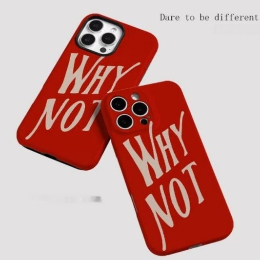 WHYNOT English Korean-style Instagram-style Phone Case