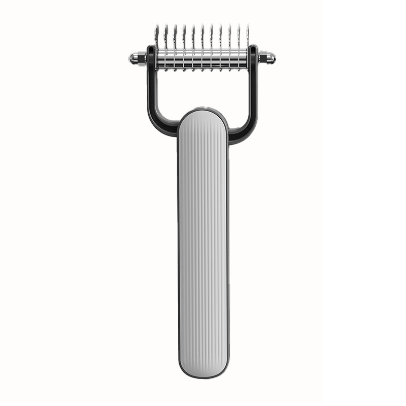 2026 New Double-Sided Dematting Comb For Dogs & Cats, Pet Grooming Tool For Long Haired Thick Double Coat Pets, Undercoat Rake Deshedding Brush For Tangles Matted Shedding Fur