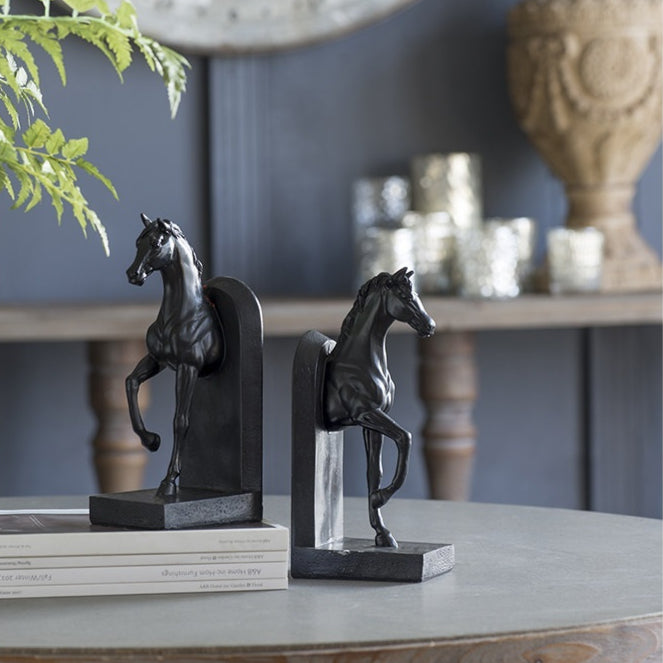 3D Animal Horse Bookends For Home Decor And Desk Accessories
