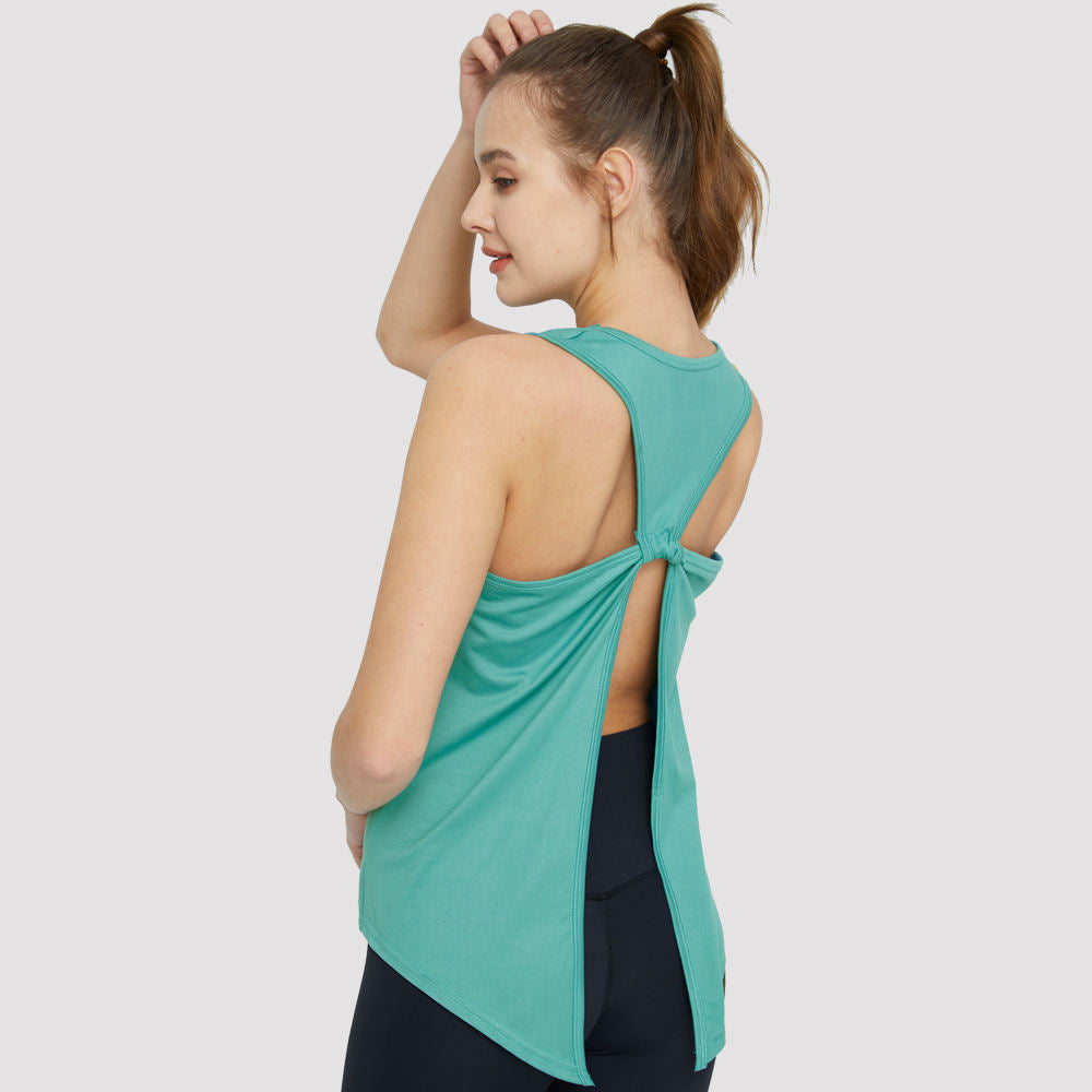 Ladies New Simple Dovetail Yoga Vest