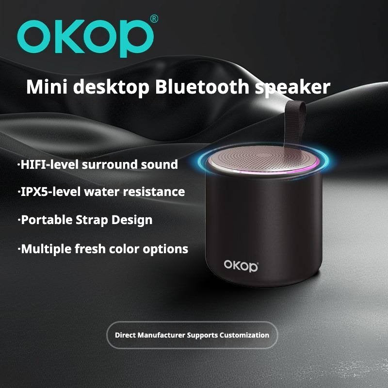 KP-807 Best Selling Wireless Bluetooth Speaker Compact Indoor Portable Mini Speaker Waterproof Outdoor Ready High Fidelity Sound