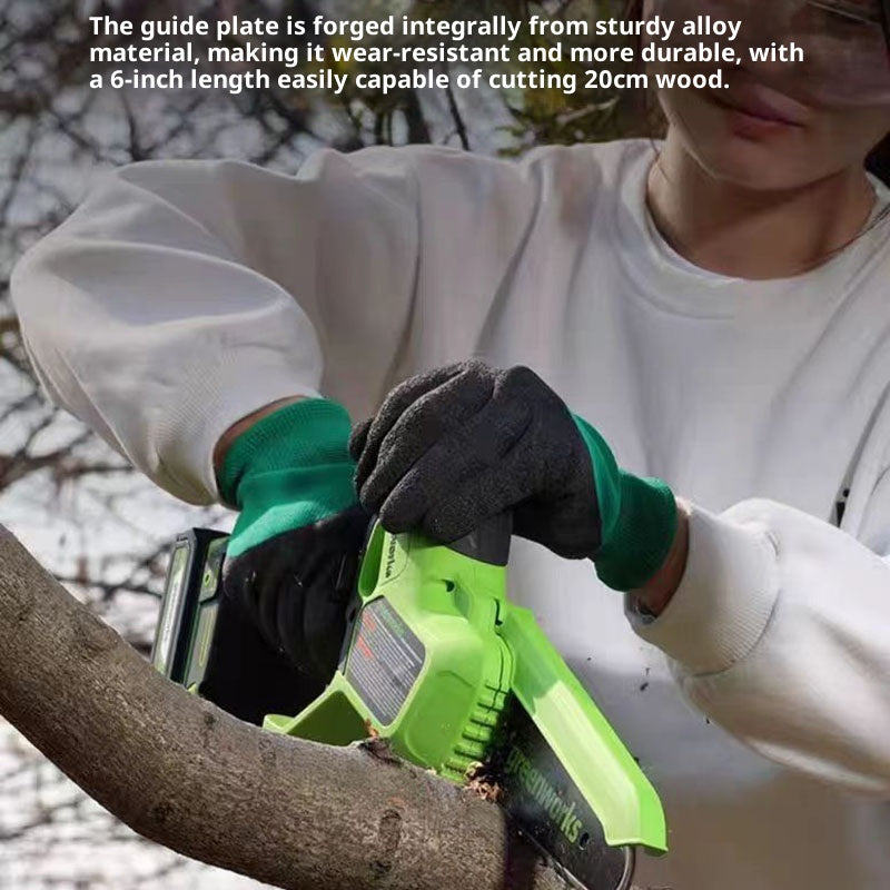 6-inch Small Electric Chain Saw Charging Portable Wood Cutting Saw