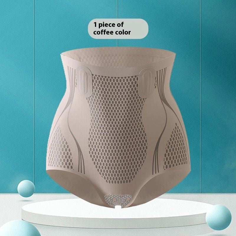Seamless Liquid High Waist Shaping Plastic Waist And Hip Beauty Panties