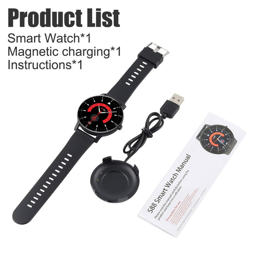 BT Bluetooth Call Smart Watch Outdoor Sports Fitness Tracker Voice Assistant