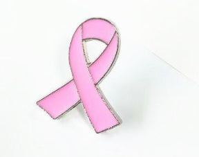 Breast Cancer Awareness Pins Pink Ribbon Enamel Lapel Pins AIDS Red Ribbon Pins Charity Donation Event Clothing Accessories
