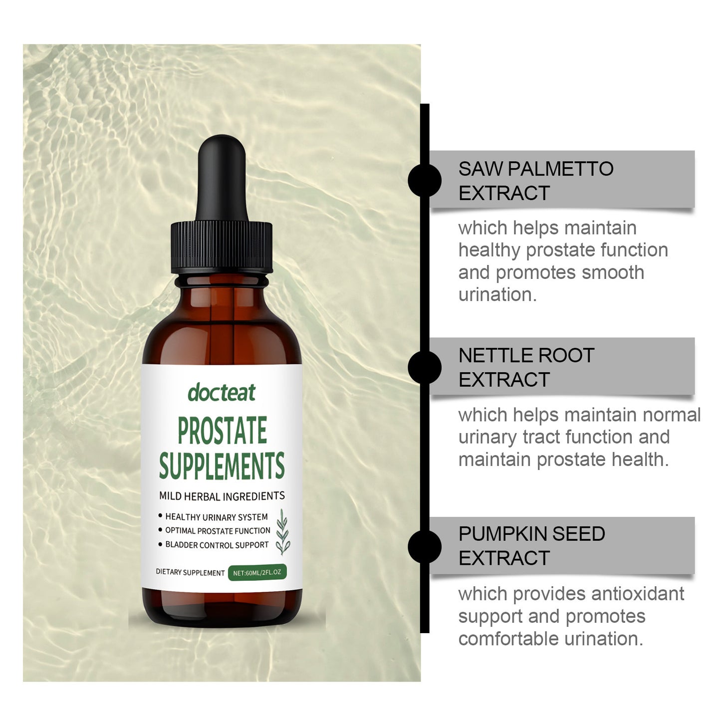 Saw Palmetto Drops Help Men Relieve Discomfort As Part Of Their Daily Care