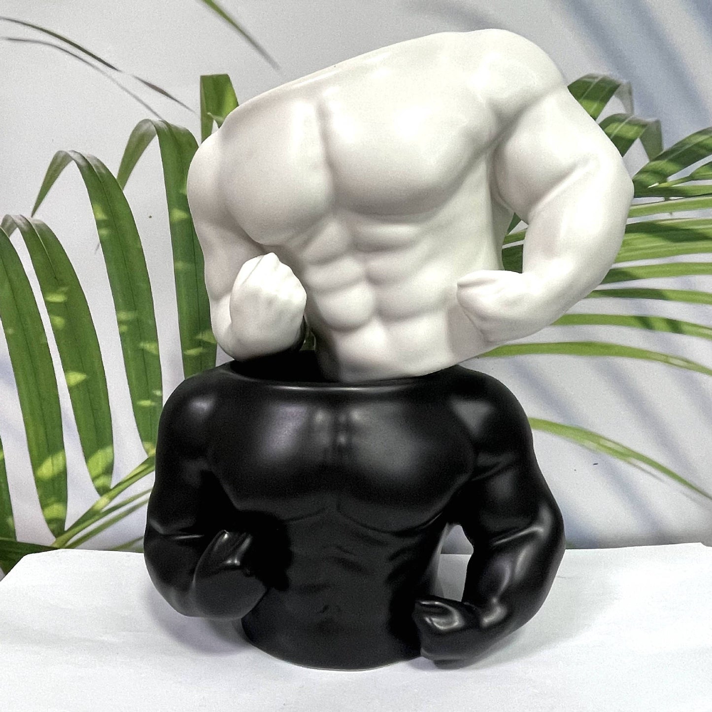 Sports Style Fitness 3D Stereo Firm Abs Ceramic Cup