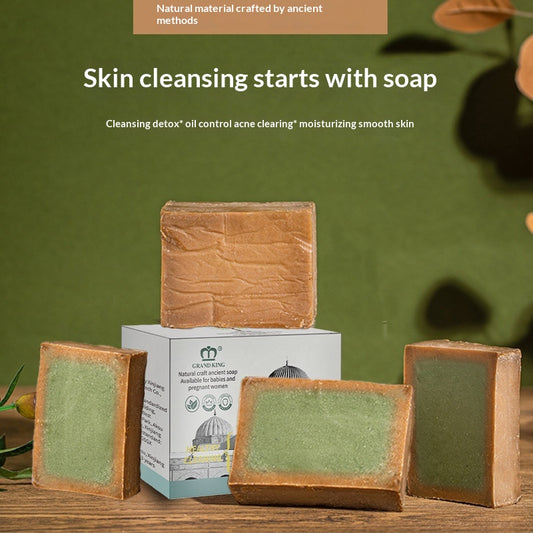 Olive And Cinnamon Oil Handmade Ancient Soap For Face Hair And Body Care