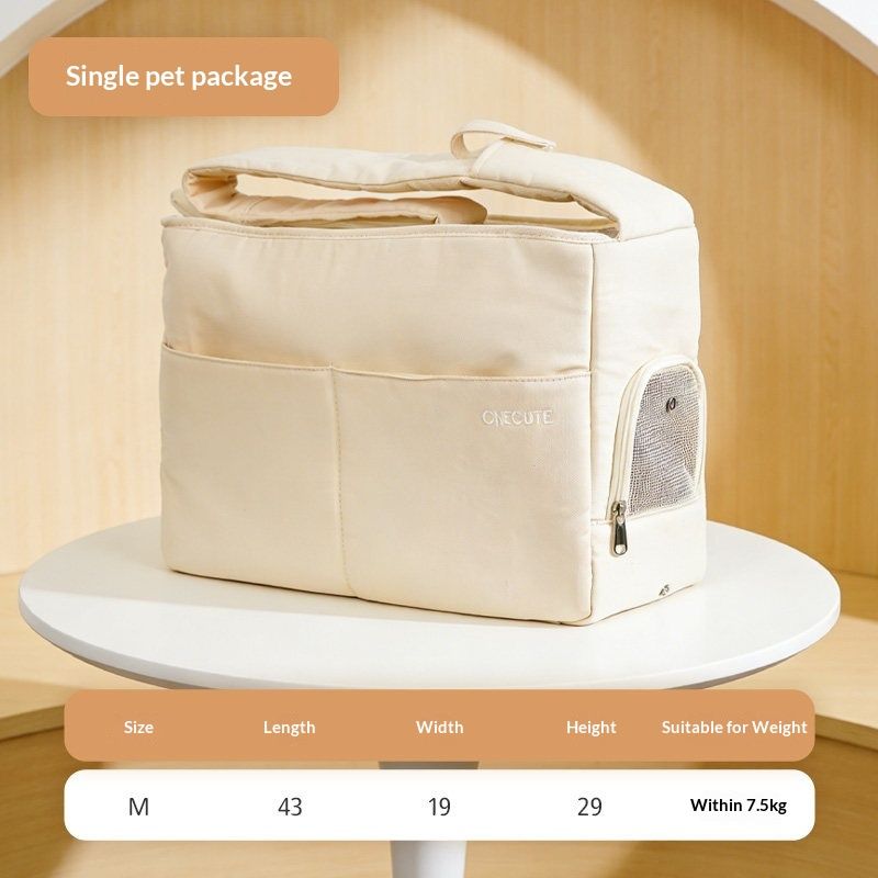 Pet Cat Carrier Portable For Outdoor Travel