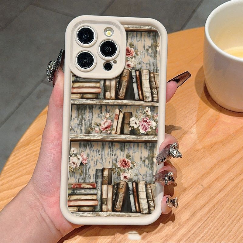 New Art Flower Book Mobile Phone Soft Case