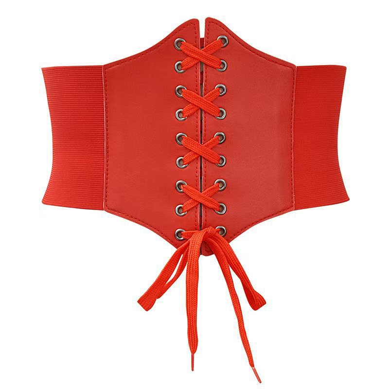 Waist-shaping Womens Ultra-wide Fashionable Korean-style Court Style
