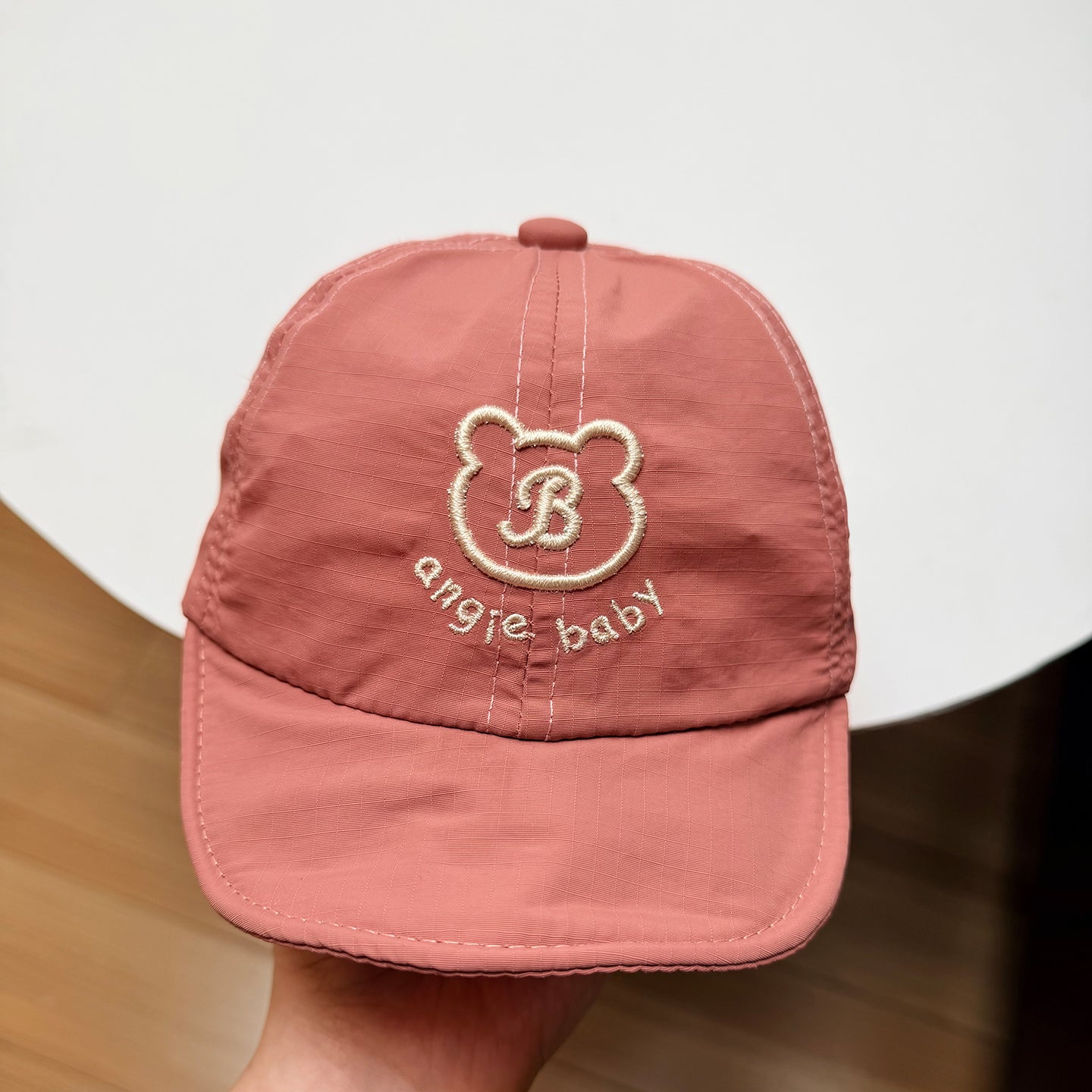 Korean-style Cute Little Bear Embroidered Alphabet Baby Sun Hat, Lightweight And Breathable, Suitable For Children Of All Ages