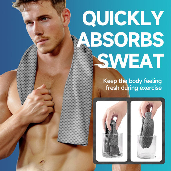 Superfiber Ice Towel Neck, Soft Breathable Cold Towel Cooling, Yoga, Sports, Golf, Gym, Camping, Running, Fitness, Exercise And More Activities, 4 Packs  No Shipments On Weekends