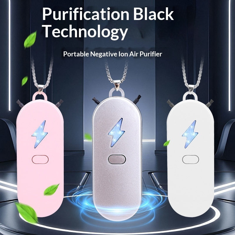 Negative Ion Air Purifier For Home Use Neck-Hanging Design