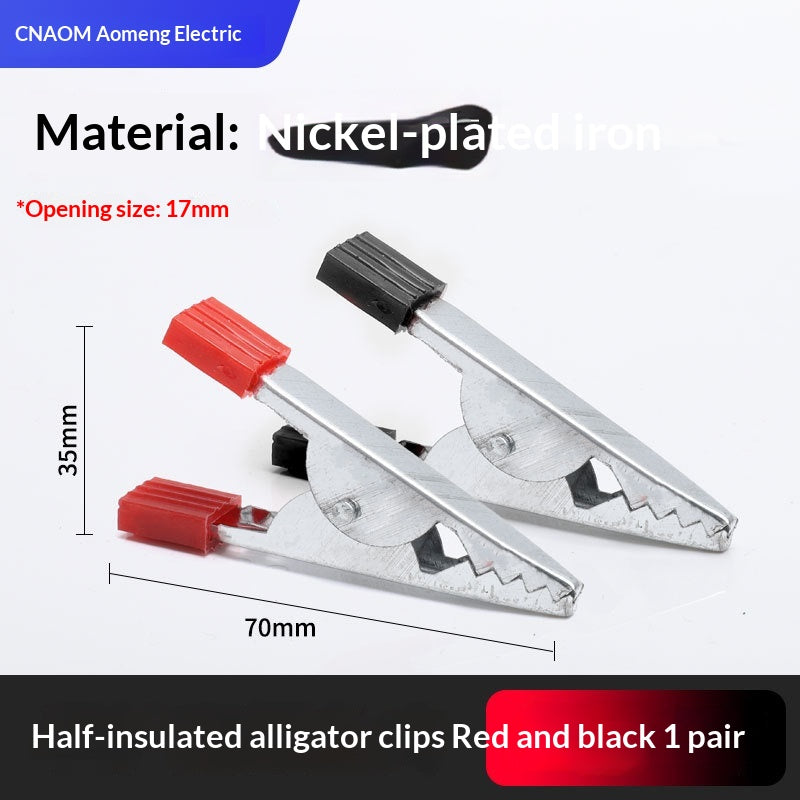 Pure Copper Alligator Clip For Car Battery Charging