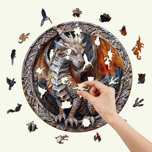 Dragon Series Wooden Puzzle High Difficulty Educational Toys